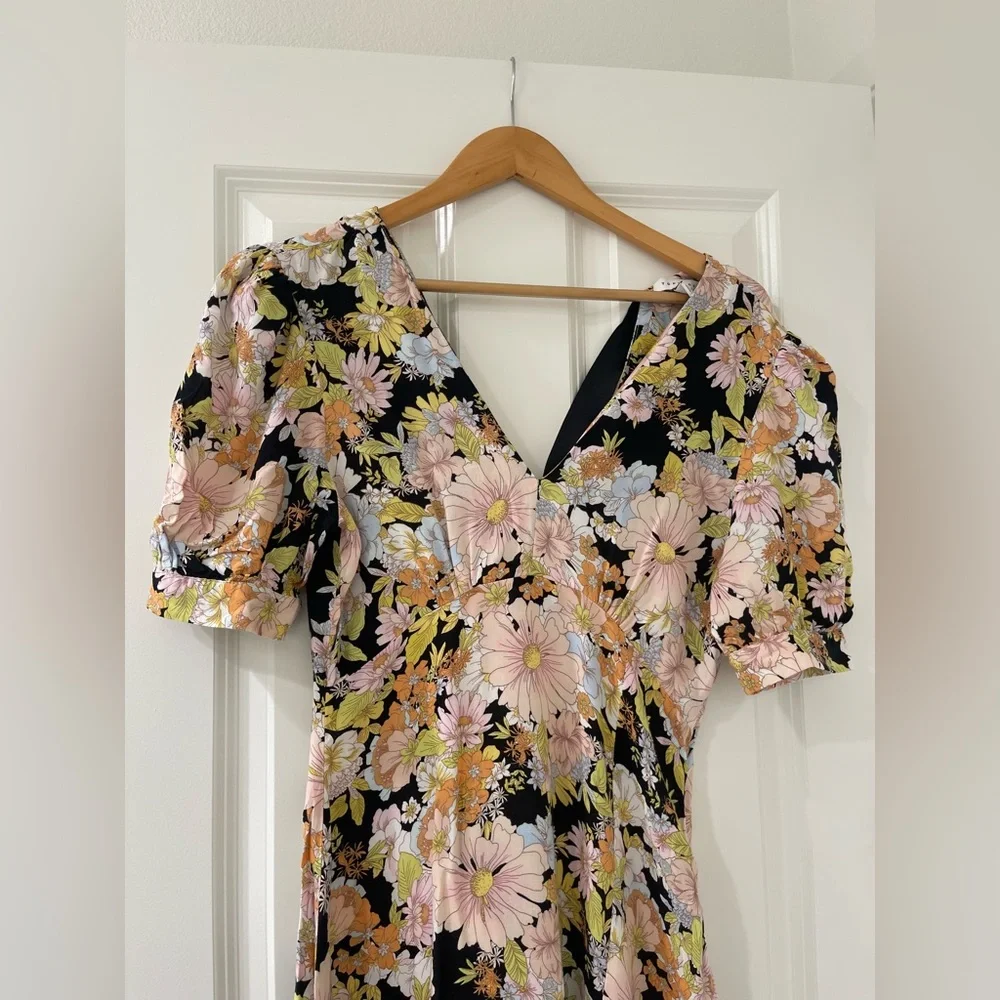 Topshop | 70s Floral Midi Dress 6